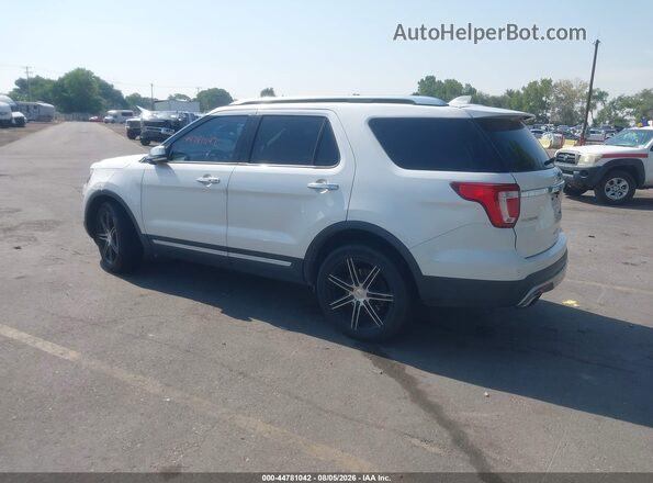 1FM5K8HT7HGC05830 2017 FORD FORD EXPLORER Белый Задняя левая четверть