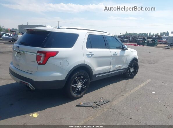 1FM5K8HT7HGC05830 2017 FORD FORD EXPLORER Белый Задняя правая четверть
