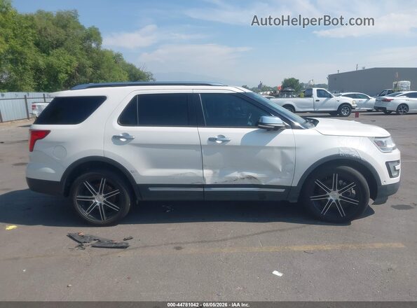 1FM5K8HT7HGC05830 2017 FORD FORD EXPLORER Белый Вид задней части салона