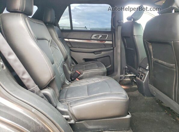 1FM5K8HT7JGA18111 2018 FORD FORD EXPLORER Gray Vista interior trasera