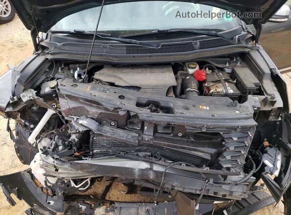 1FM5K8HT7JGA18111 2018 FORD FORD EXPLORER Gray Vista del compartimento del motor