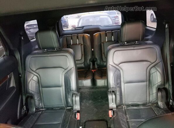 1FM5K8HT7JGA18111 2018 FORD FORD EXPLORER Gray Vista de los asientos traseros