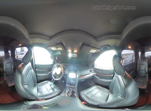 1FM5K8HT7JGA18111 2018 FORD FORD EXPLORER Gray Vista interior de 360 grados