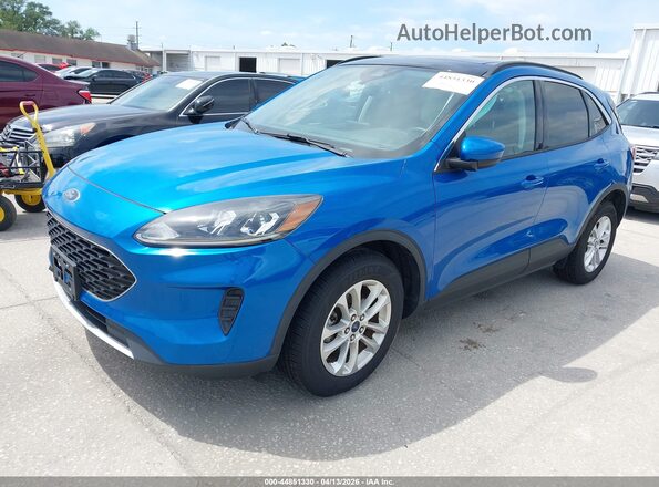 1FMCU0BZ1MUB04620 2021 FORD ESCAPE Blue Przód lewy