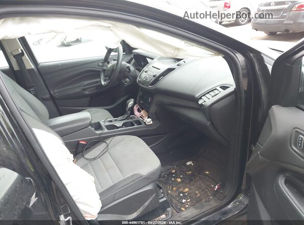 1FMCU0F72HUE14404 2017 FORD ESCAPE Black Front interior view
