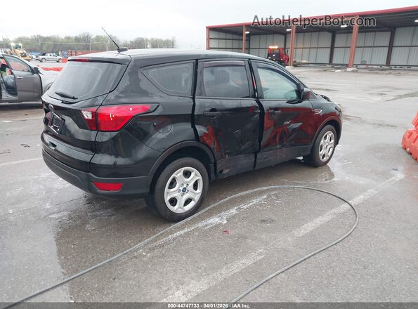 1FMCU0F76KUC45852 2019 FORD ESCAPE Black Задня права чверть