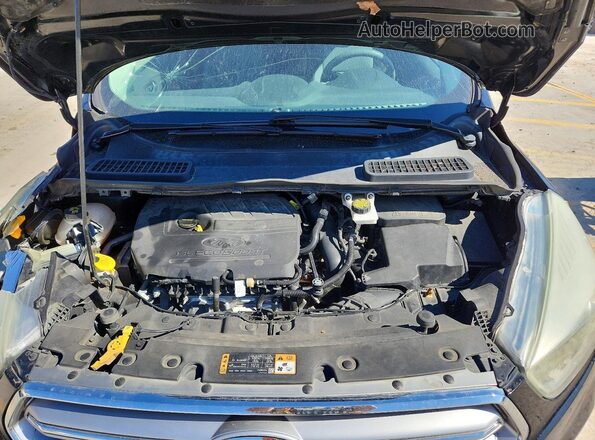 1FMCU0GD0HUB98766 2017 FORD ESCAPE Black Widok komory silnika