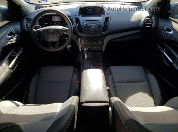 1FMCU0GD0HUC55662 2017 FORD ESCAPE Blue Widok deski rozdzielczej
