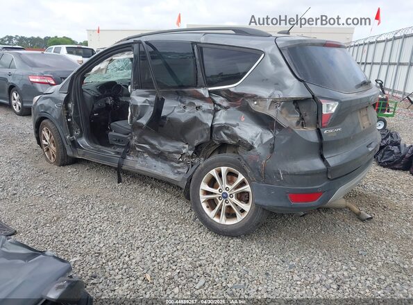 1FMCU0GD0HUE32971 2017 FORD ESCAPE Gray Trasero izquierdo