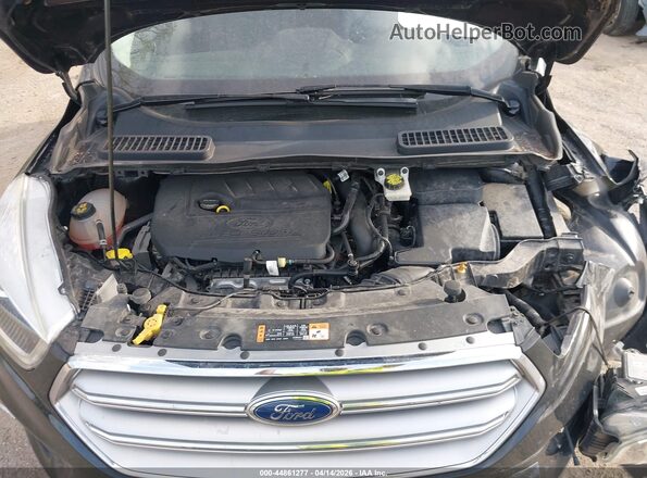 1FMCU0GD1HUB77389 2017 FORD ESCAPE Black Вид ззаду