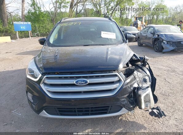 1FMCU0GD1HUB77389 2017 FORD ESCAPE Black Вид щитка приладів