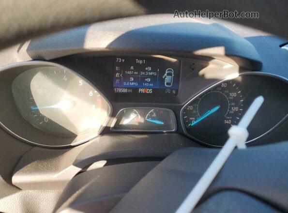 1FMCU0GD3KUB64859 2019 FORD ESCAPE Black Вид щитка приладів