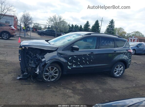 1FMCU0GD7JUC20669 2018 FORD ESCAPE Gray 