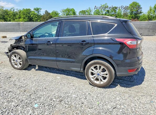 1FMCU0GD8HUD78223 2017 FORD ESCAPE Black Rear left