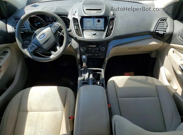 1FMCU0GD8HUD78223 2017 FORD ESCAPE Black Dashboard view