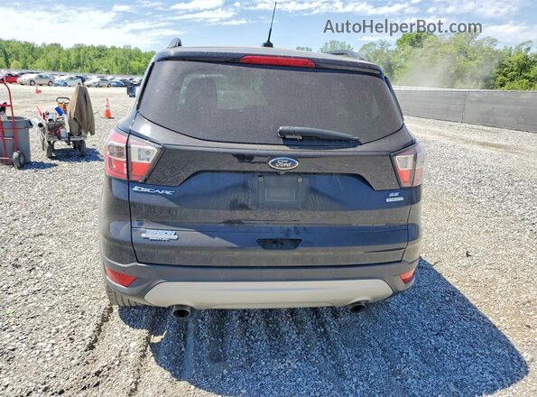 1FMCU0GD8HUD78223 2017 FORD ESCAPE Black Rear view