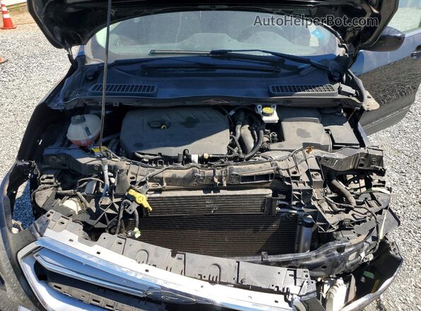 1FMCU0GD8HUD78223 2017 FORD ESCAPE Black Engine compartment view