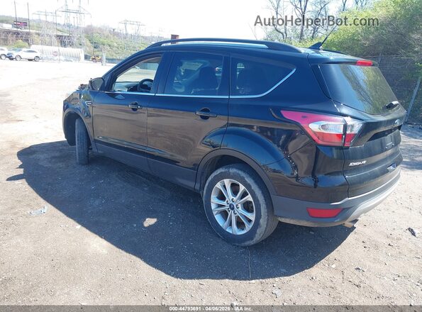 1FMCU9GD1JUD11974 2018 FORD ESCAPE Black Rear left