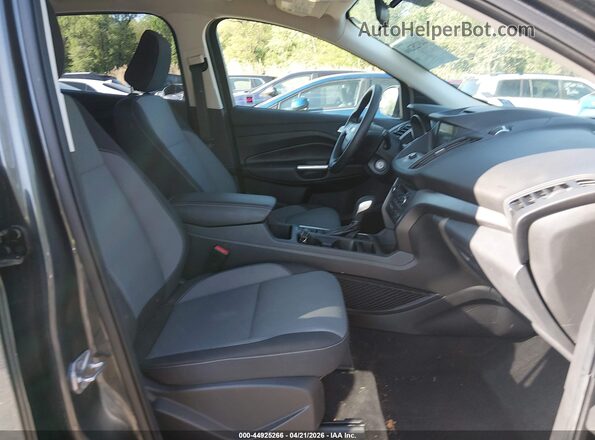 1FMCU9GD4JUB44767 2018 FORD ESCAPE Gray წინა სალონის ხედი