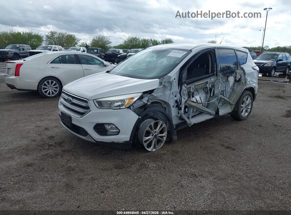1FMCU9GD6HUD06361 2017 FORD ESCAPE White წინა მარცხენა ხედი სამი მეოთხედიდან