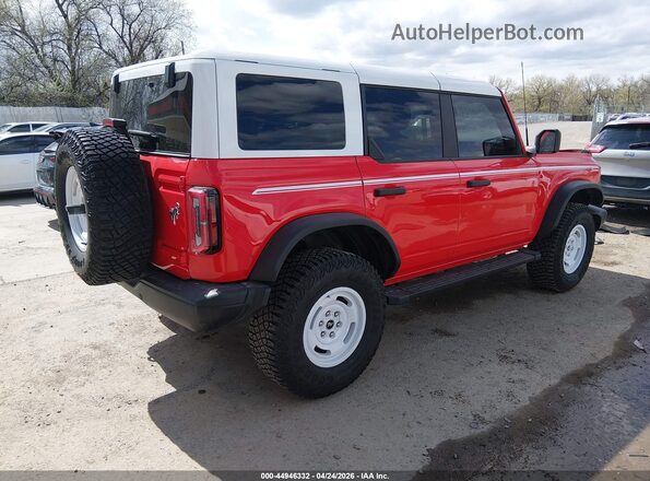 1FMEE4DP5RLA16689 2024 FORD BRONCO Красный Задняя правая четверть