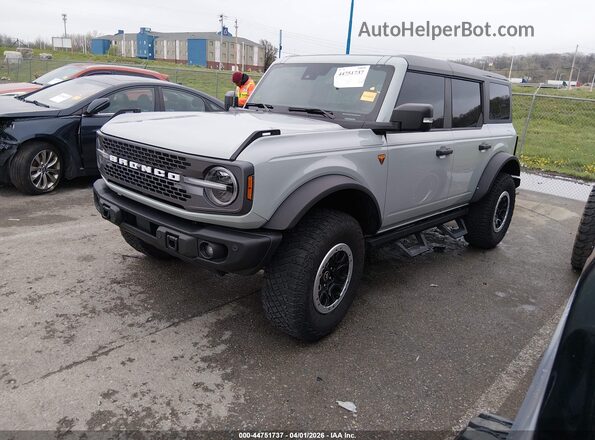 1FMEE5DP2PLC07019 2023 FORD BRONCO Gray Передня ліва чверть