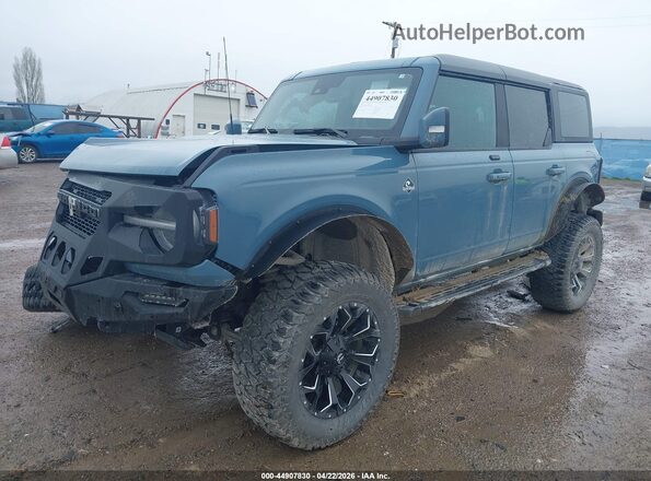1FMEE5DP3MLA66456 2021 FORD BRONCO Blue Przód lewy