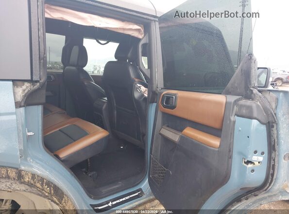 1FMEE5DP3MLA66456 2021 FORD BRONCO Blue Widok naklejki z numerem VIN