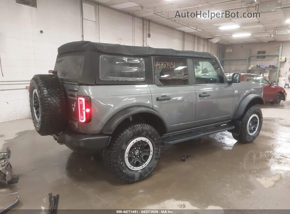 1FMEE5DP5MLA61615 2021 FORD BRONCO Серый Задняя правая четверть