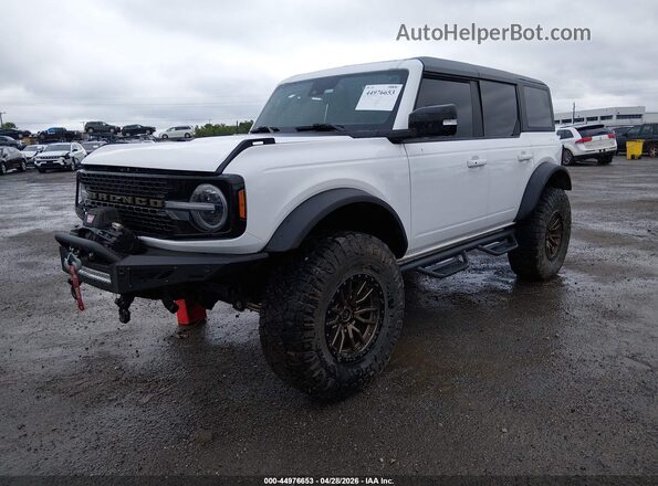 1FMEE5DP8MLA73435 2021 FORD BRONCO White Передня ліва чверть