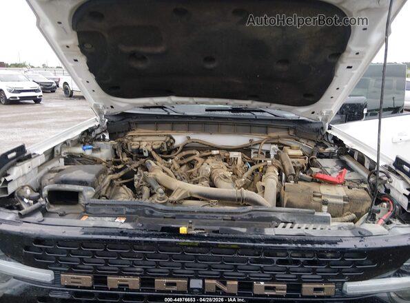1FMEE5DP8MLA73435 2021 FORD BRONCO White Вид ззаду