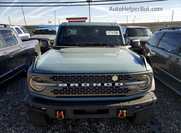 1FMEE5DP9MLA96190 2021 FORD BRONCO Синий Вид спереди