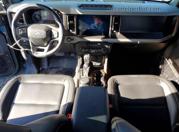 1FMEE5DP9MLA96190 2021 FORD BRONCO Синий Вид панели приборов