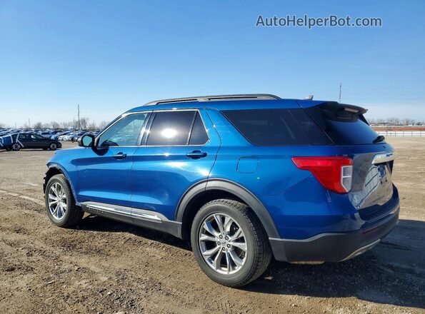 1FMSK8DH2MGB13524 2021 FORD FORD EXPLORER Burgundy Задня ліва чверть