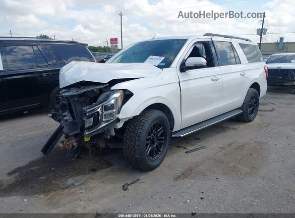 1FMJK1HTXKEA85529 2019 FORD EXPEDITION MAX White Vista tres cuartos delantera izquierda