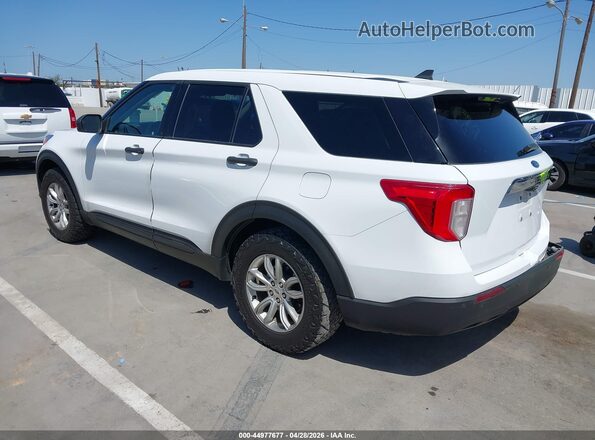1FMSK7BH0MGA70539 2021 FORD FORD EXPLORER White Trasero izquierdo
