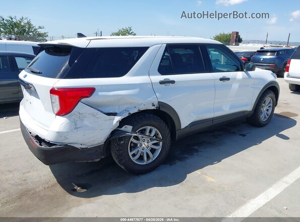1FMSK7BH0MGA70539 2021 FORD FORD EXPLORER White Trasero derecho