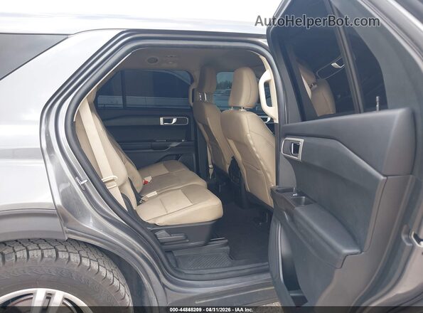 1FMSK7BH8NGA93214 2022 FORD FORD EXPLORER Gray Vista de la etiqueta del VIN