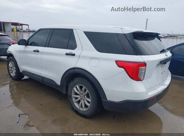1FMSK7BH9LGC58698 2020 FORD FORD EXPLORER White Trasero izquierdo