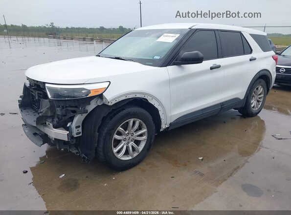 1FMSK7BH9LGC58698 2020 FORD FORD EXPLORER White Vista tres cuartos delantera izquierda