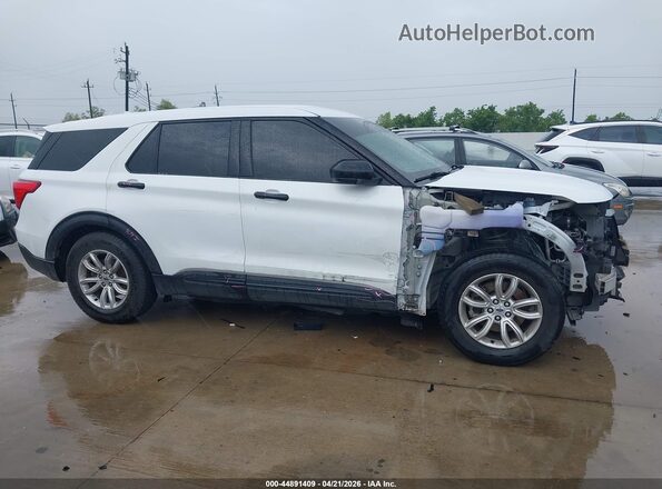 1FMSK7BH9LGC58698 2020 FORD FORD EXPLORER White Vista interior trasera
