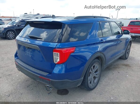 1FMSK7DH0NGC50179 2022 FORD FORD EXPLORER Blue უკანა მარჯვენა