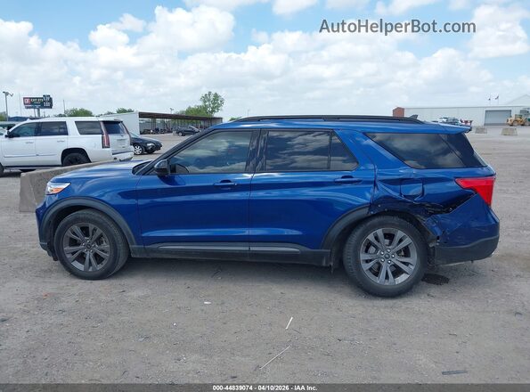 1FMSK7DH0NGC50179 2022 FORD FORD EXPLORER Blue სალონის 360-გრადუსიანი ხედი