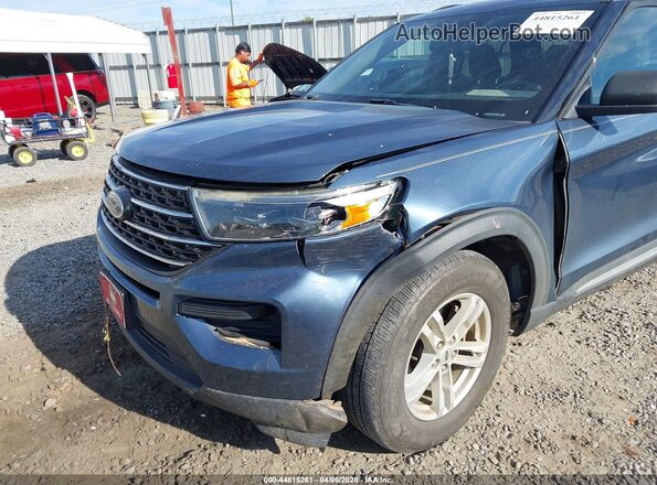 1FMSK7DH2LGA58064 2020 FORD FORD EXPLORER Blue Vista frontal