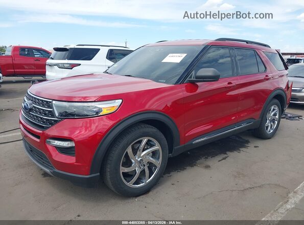 1FMSK7DH2LGC91796 2020 FORD FORD EXPLORER Red Передня ліва чверть