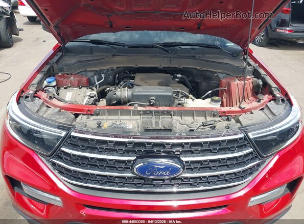1FMSK7DH2LGC91796 2020 FORD FORD EXPLORER Red Вид ззаду
