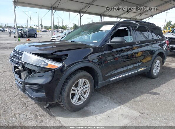 1FMSK7DH4PGB86716 2023 FORD FORD EXPLORER Black Vista tres cuartos delantera izquierda