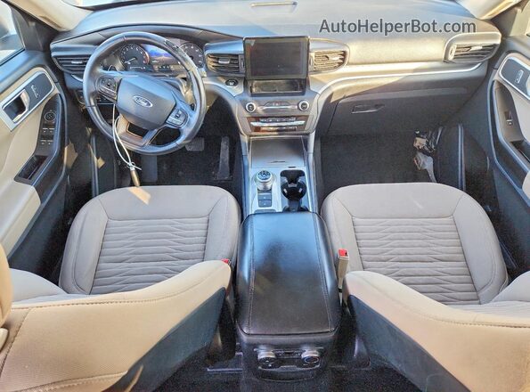 1FMSK7DH7LGC00635 2020 FORD FORD EXPLORER White Dashboard view