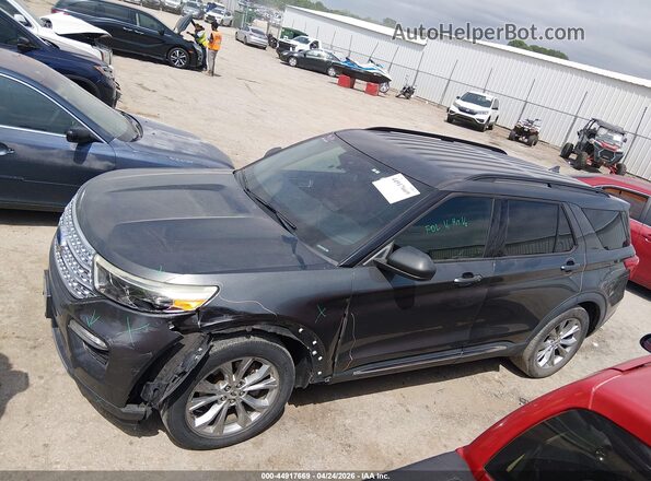 1FMSK7DHXLGA52240 2020 FORD FORD EXPLORER Black Սալոնի 360 աստիճան տեսք