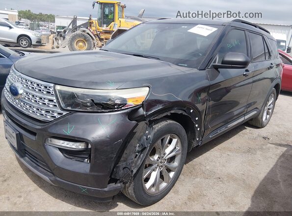 1FMSK7DHXLGA52240 2020 FORD FORD EXPLORER Black Առջևի ձախ երեք քառորդ տեսարան